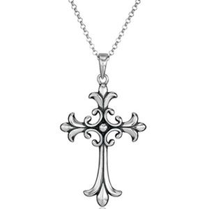 Sterling Silver Celtic Cross on 18 inch chain